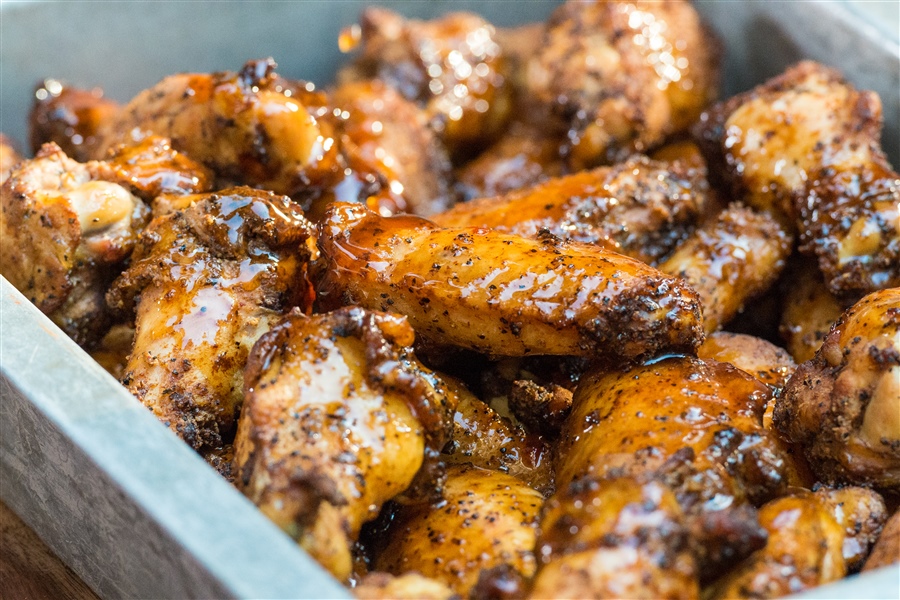 Super Smoked Sweet and Spicy Chicken Wings