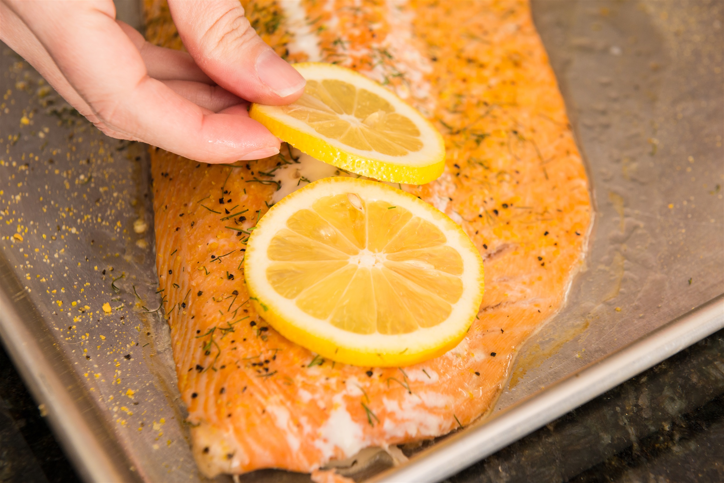 lemony smoked salmon